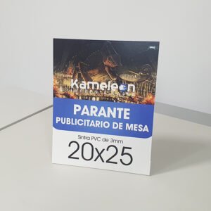 Parante Publicitario tipo L de Mesa