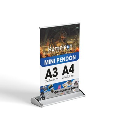 Mini pendón de escritorio A3 o A4